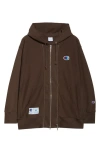 Undercover X Champion Hoodie In Brown