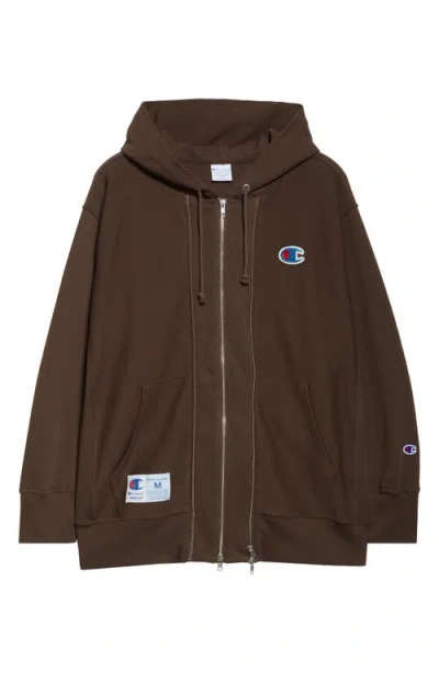 UNDERCOVER UNDERCOVER X CHAMPION REVERSE WEAVE® COTTON FLEECE HOODIE
