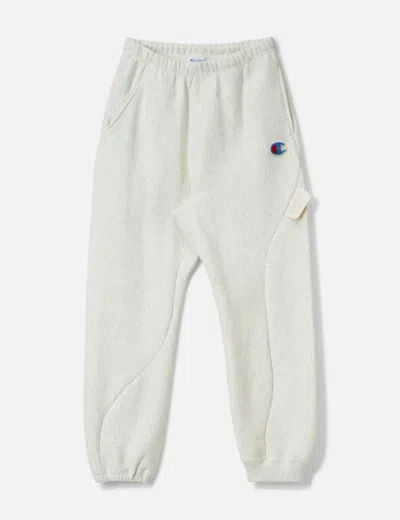 Undercover X Champion Uc2e1502-1 Curved Sweatpants In White