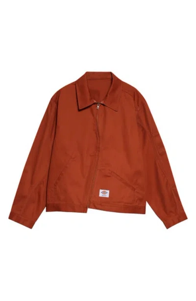 Undercover X Dickies Zip Workwear Jacket In Brown
