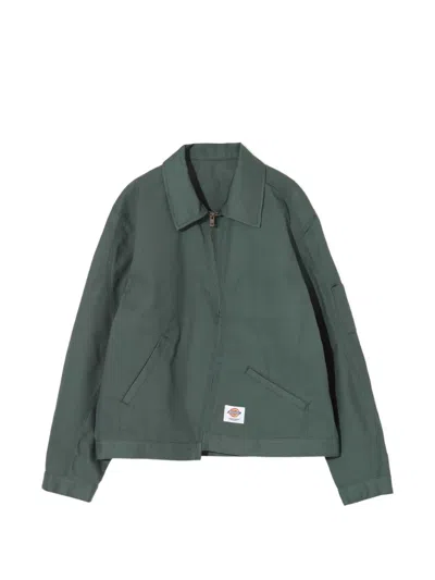 Undercover X Dickies Zip-up Bomber Jacket In Green