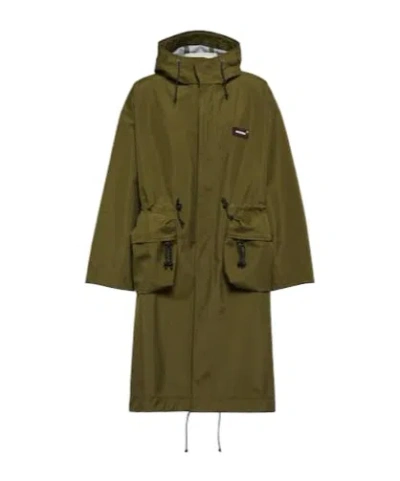 Undercover X Eastpak Technical Coat In Green