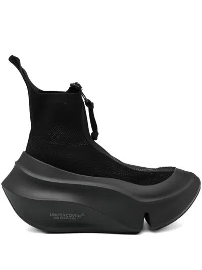 Undercover X Grounds Orca Hi-top Trainers In Black