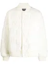 Undercover X Kamilla Tolnø Patches Bomber Jacket In Neutrals