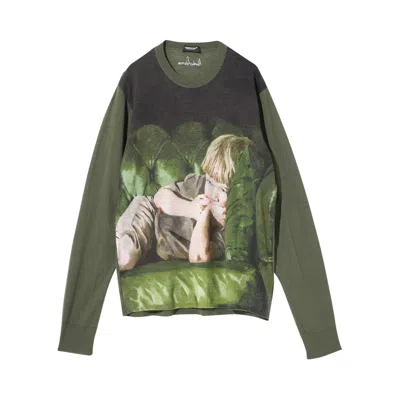 Pre-owned Undercover X Markus Akesson Chesterfield Dreams Sweater 'khaki' | Tan | Men's Size 4 In Brown