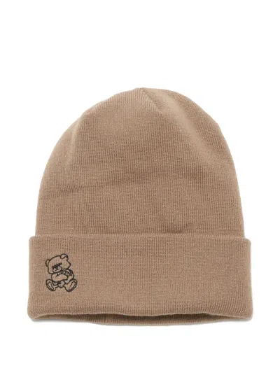 Undercover X New Era Embroidered Beanie In Brown