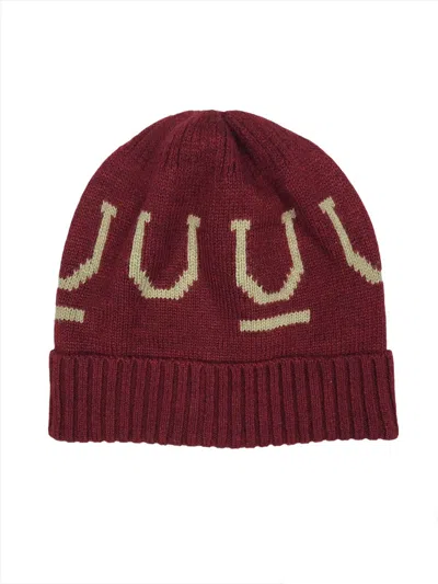Pre-owned Undercover X Uniqlo Beanie Hat In Maroon