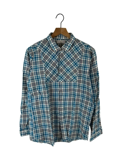 Pre-owned Undercover X Uniqlo Plaid L/s Shirts In Blue