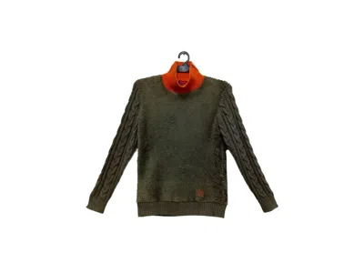 Pre-owned Undercover X Uniqlo Undercover Uū Sweater Sweatshirt In Green/orange