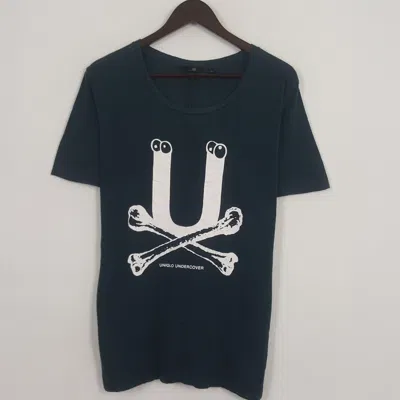 Pre-owned Undercover X Vintage Uniqlo Undercover Tshirt In Blue Black