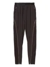 Undercover Zip-detail Tapered Trousers In Brown