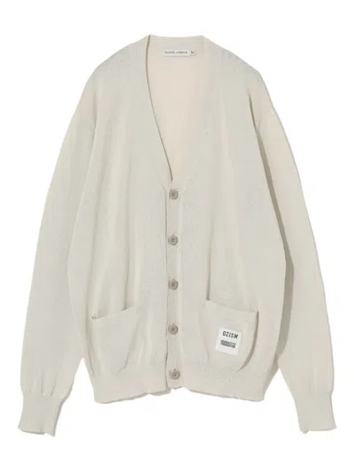 Undercover Zip-detailed Cardigan In Neutral