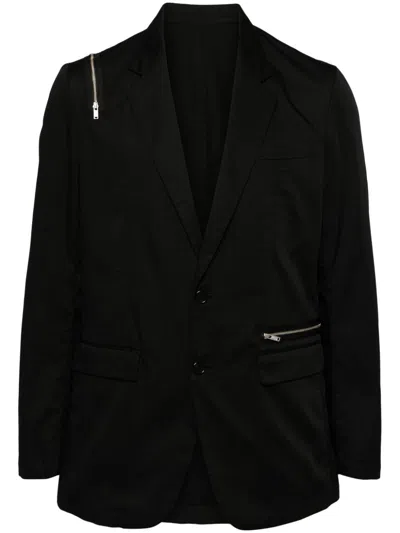 Undercover Zip Details Blazer In Black