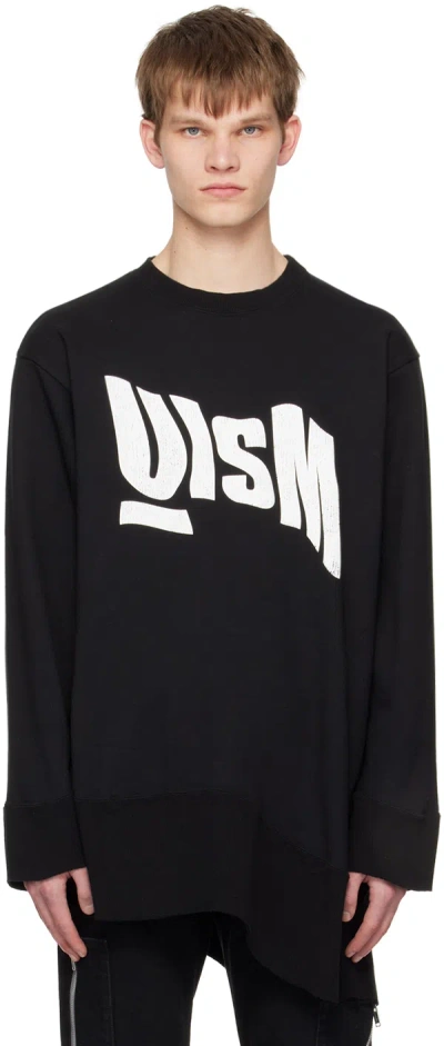 Undercoverism Black Asymmetric Sweatshirt
