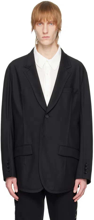 Undercoverism Black Two-button Blazer