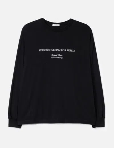 Undercover Ism For Rebels Long Sleeve T-shirt In Black