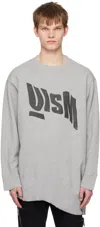 Undercoverism Logo-print Cotton Sweatshirt In Top Gray