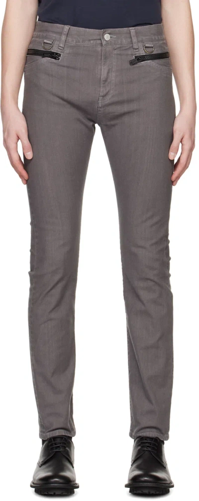 Undercoverism Gray Side Zip Jeans