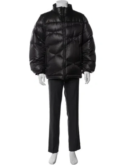Pre-owned Undercoverism Puffer Coat In Black