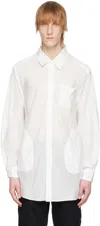 Undercoverism White Button-down Shirt In White