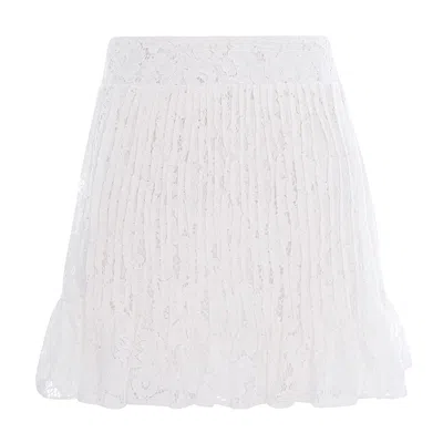Underflirty Women's Breeze Skirt Mini White Lace