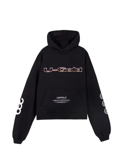 Undergold Golden Heritage Starlume Hoodie In Black