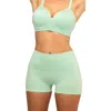 Underoutfit Smoothing At Waist Boyshort In Blue