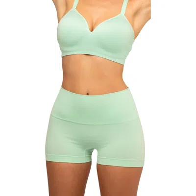 Underoutfit Smoothing At Waist Boyshort In Blue