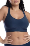 Underoutfit The Comfort Shaping Bra With Adjustable Straps In Blue