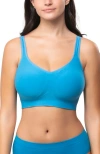 Underoutfit The Comfort Shaping Bra With Adjustable Straps In Blue