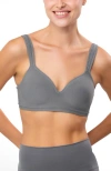 Underoutfit The Perfect Neckline Bra In Gray