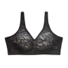 Underscore Cotton Unlined Wireless Full Coverage Bra In Black