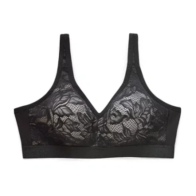 Underscore Cotton Unlined Wireless Full Coverage Bra In Black