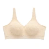 Underscore Cotton Unlined Wireless Full Coverage Bra In Sand