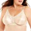 Underscore Lace Trim Underwire Unlined Full Coverage Bra In Sand