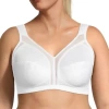 Underscore Unlined Wirefree Full Coverage Bra In White