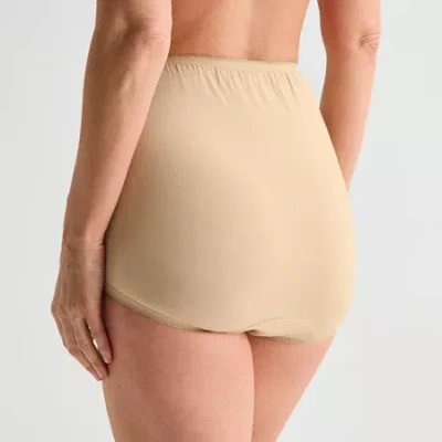 Underscore Womens Average + Full Figure Brief Panty 382913 In Sand