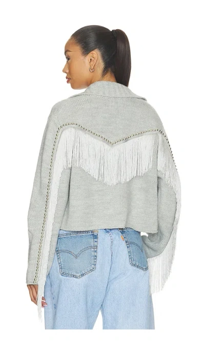 Understated Leather Cropped Rodeo  로브 In 실버