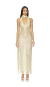 Understated Leather Harmony Dress In Multi