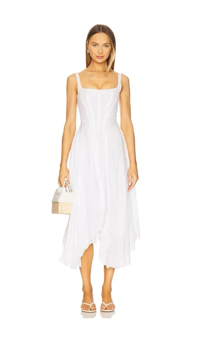 Understated Leather Kleid Honey Moon In White