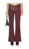 Understated Leather Sonny É•¿è£¤ Â€“ Å·§å…‹åš›è‰². Å°ºç � S (also Â€“ L, M, Xl, Xs). In Burgundy