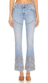 UNDERSTATED LEATHER WESTERN STRETCH JEANS