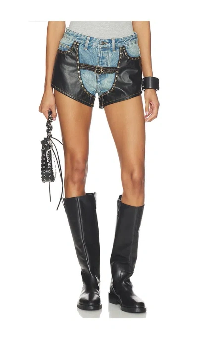 Understated Leather X Revolve Chaps Short In Multi