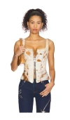 Understated Leather X Revolve Cowhide Bustier In Multi