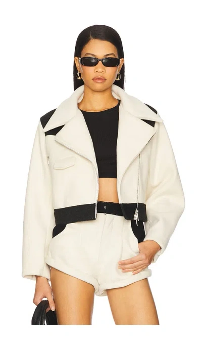 Understated Leather X Revolve Love Story Jacket In Neutral