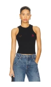 Understated Leather X Revolve Lucky Charm Tank Top In Black