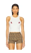 Understated Leather X Revolve Nice Boots Tank Top In White