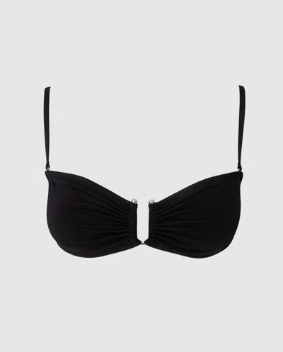 Understatement Bandeau Bikini Top Black