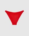 Understatement Micro Bikini Briefs Fiery Red In Red