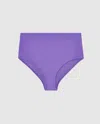 Understatement Highwaist Bikini Briefs Electric Lilac In Purple